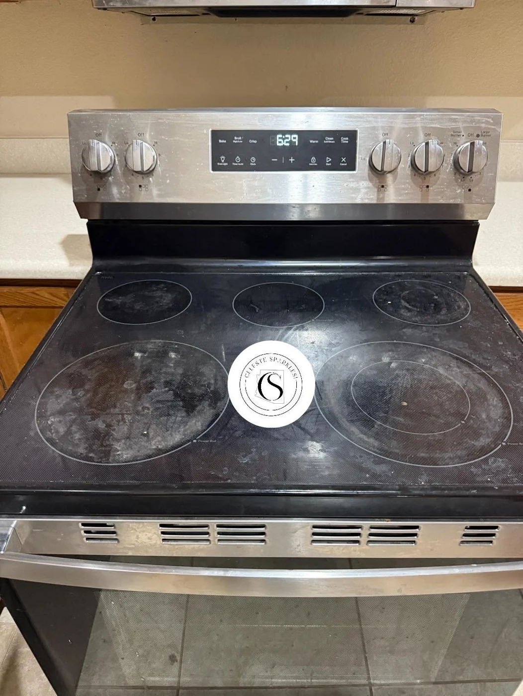 Stove before cleaning